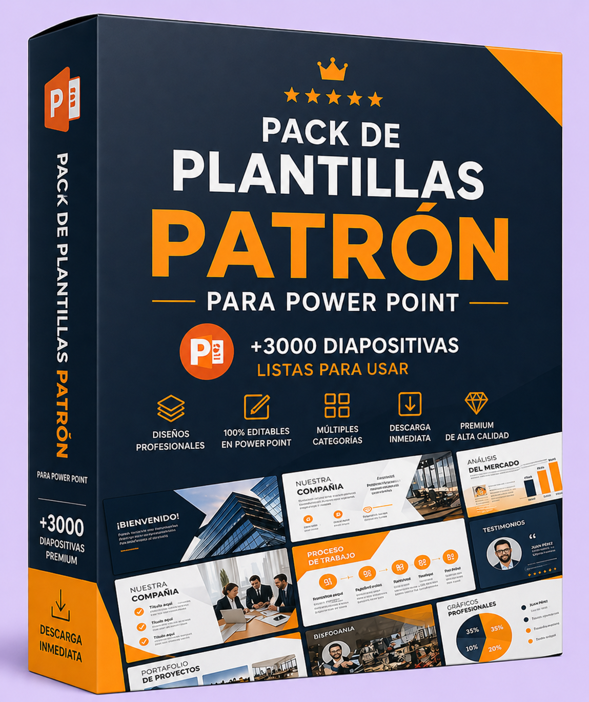 Pack de Plantillas Patrón para PowerPoint