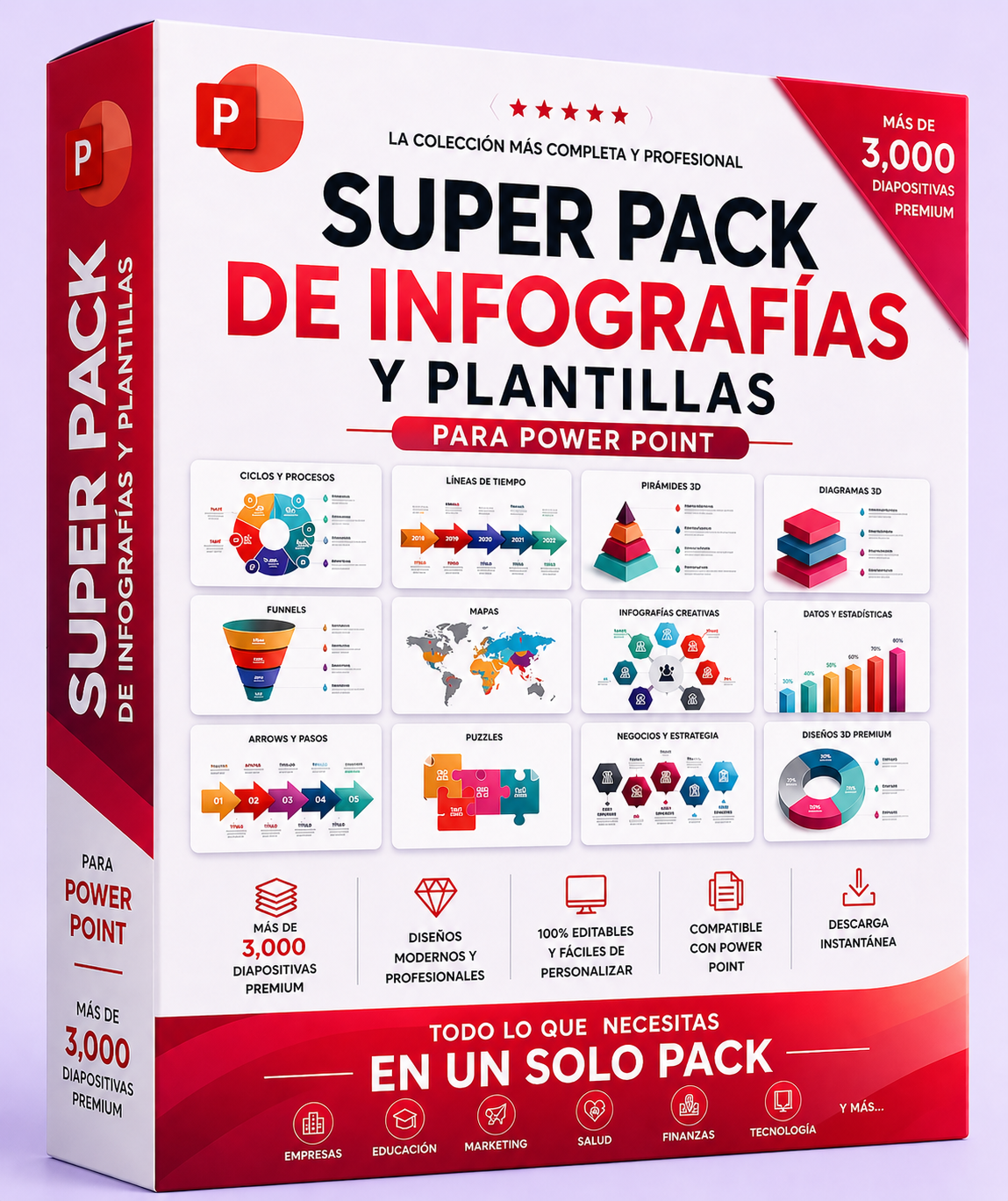 Super Pack de Infografías Profesionales para PowerPoint